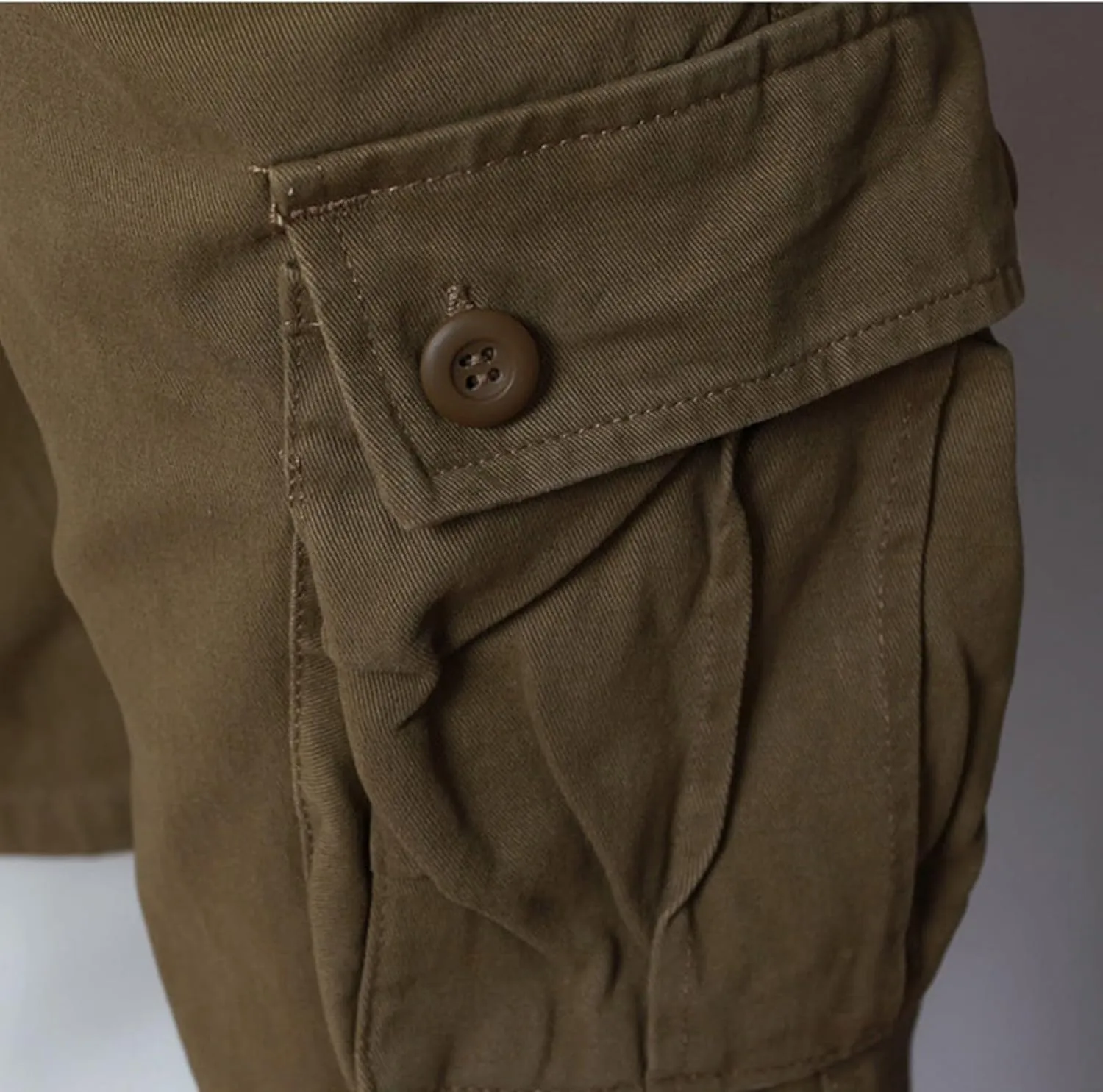 Cargo Shorts for Men Stretch Waist Classic Fit Workwear Multi Pockets Knee Length Outdoor Hiking Solid Runningshorts