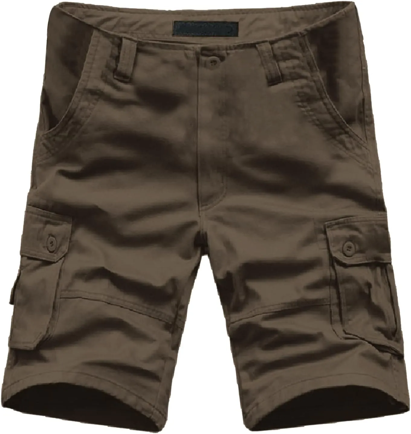 LCMTWX Men's Cargo Shorts Elastic Waistband Cotton Capri Shorts Relaxed Fit Summer Casual Shorts for Men Big and Tall