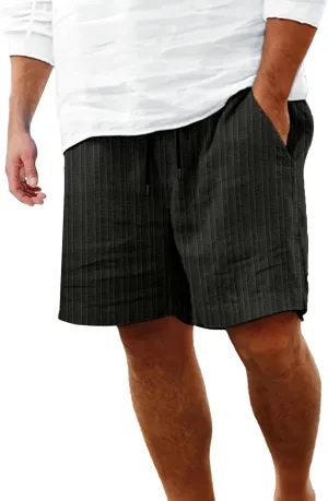 Men Beach Shorts Work Shorts Fashion Slim Five Minute Pants Beach Shorts Men's Cotton Blend Shorts Short for Mens