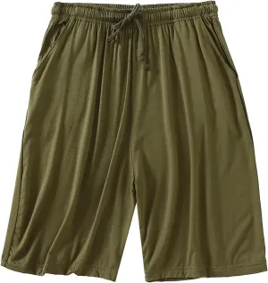 Mens Cargo Shorts Retro Scottish Plaid Contrast Waistband Pleated Skirt Big and Tall Shorts for Men Black Shorts Men