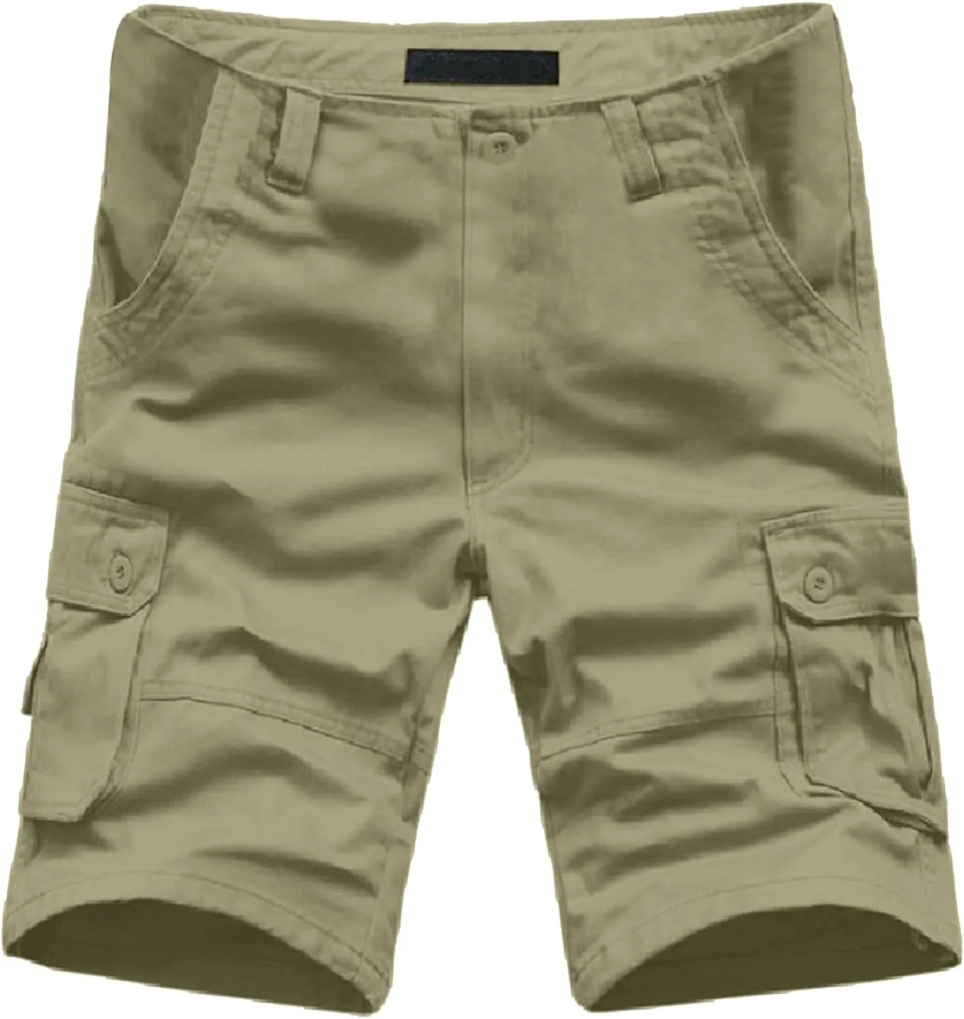 Mens Shorts Men's with Multi-pocket Overalls Leisure Fashion Solid Pants and Men's pants Mens Cargo Shorts Size 40