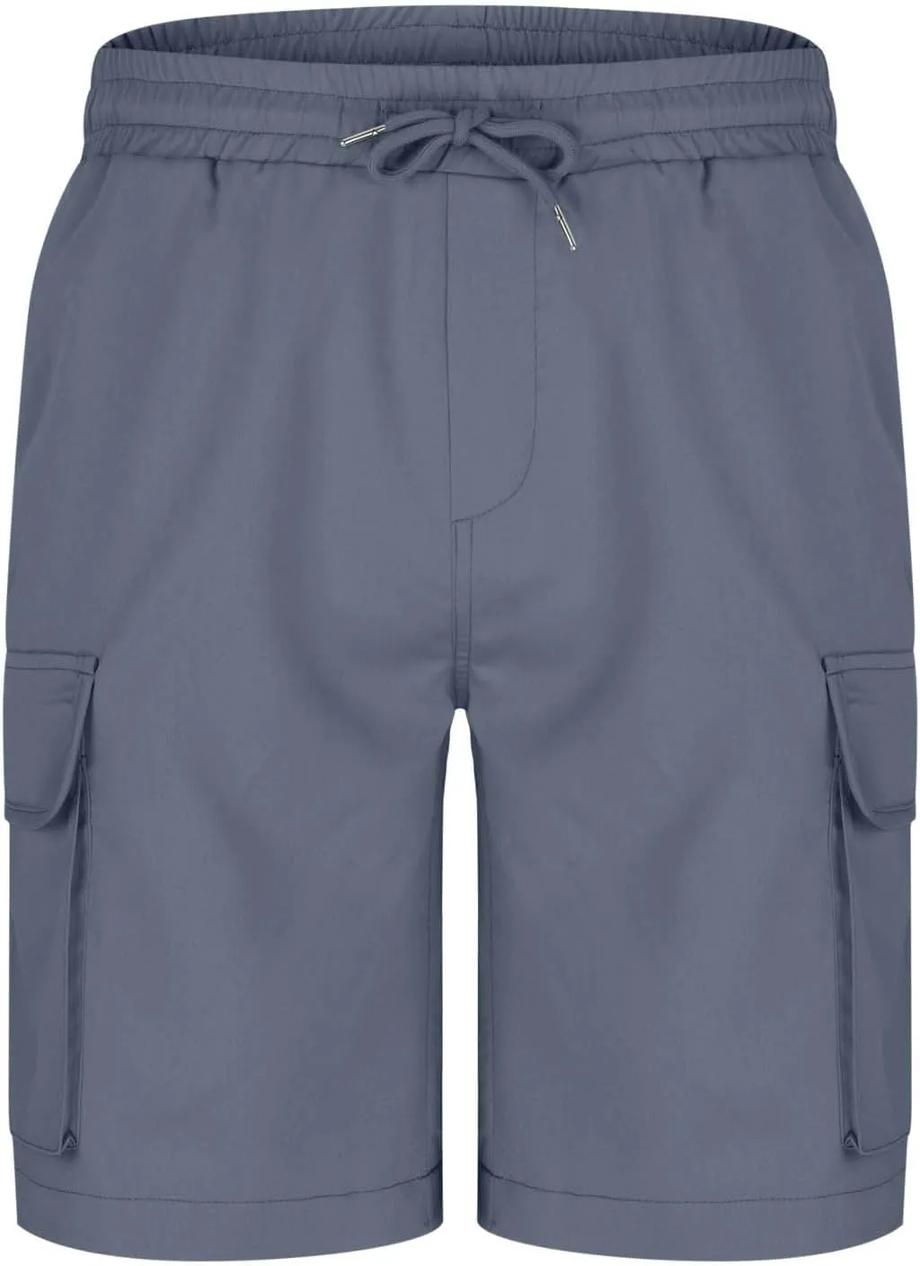 Mens Shorts Summer Casual Beach Pants Drawstring Elastic Waist Trousers with Pockets Comfy Hawaii Shorts for Men