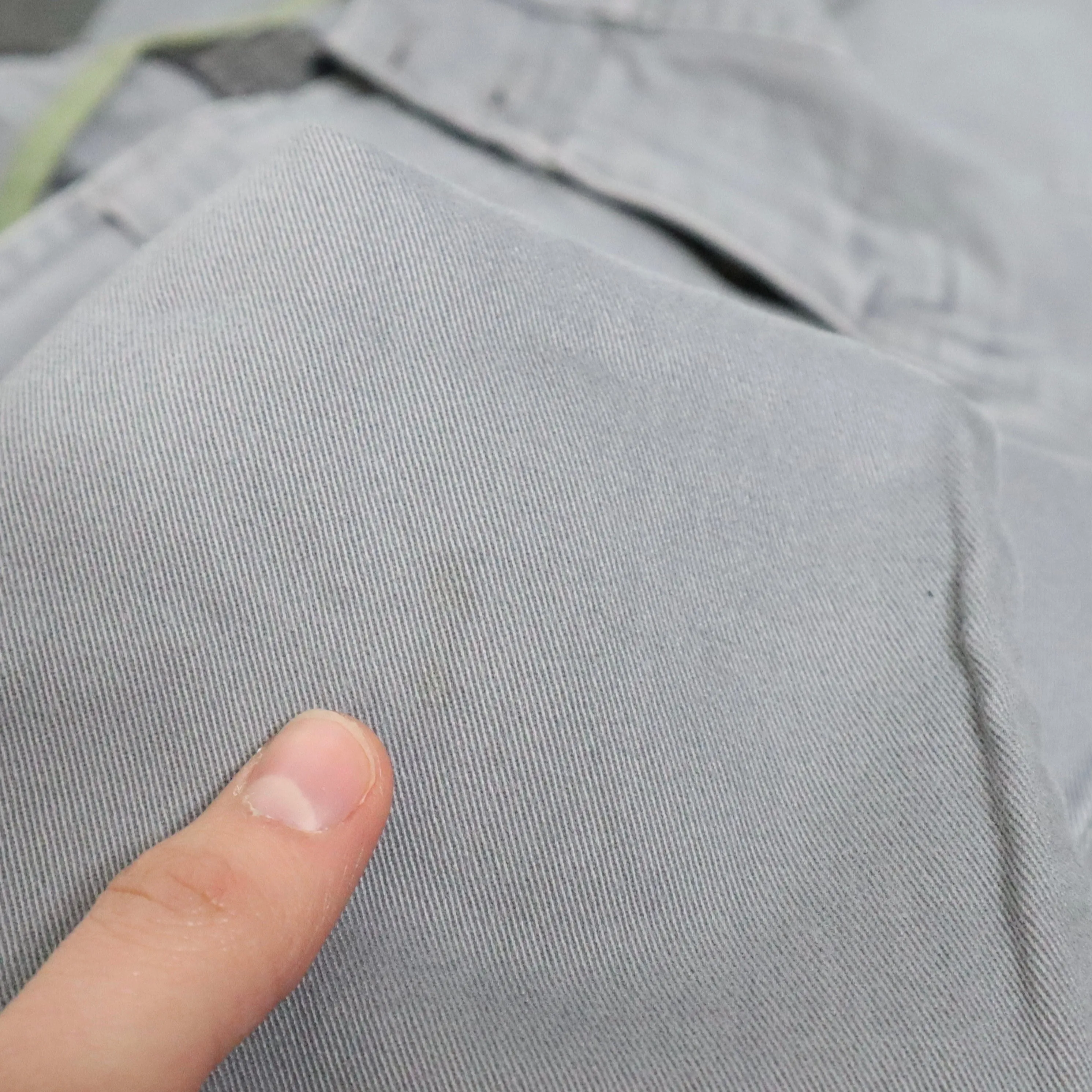 Y2K Light Gray Low Rise Cargo Pants (S)